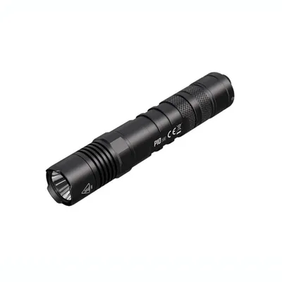 Productafbeelding van Nitecore P10 V2, tactische zaklamp, zwart, aluminium, knoppen, 1 meter, 2 meter