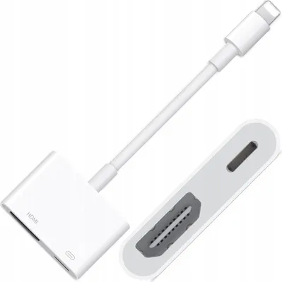 Zdjęcie produktu dla Co2 Przejściówka Adapter Hdmi Kabel Do Lightning Iphone Ipad Ipod Full Hd 60hz
