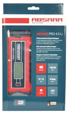 Image de Absaar Acculader PRO 4.0 6V/12V 4A