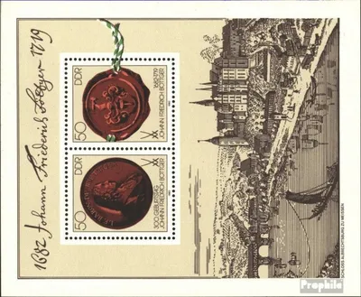 Produktbild von Briefmarken DDR 1982 Mi Block65 (kompl.Ausgabe) Ersttagssonderstempel gestempelt 300.Geburtstag von Böttger / Bl.65
