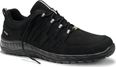 Produktbild von Berufshalbschuh MADDOX black leather Low ESD O2, Gr. 47