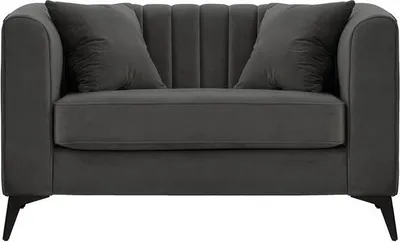 Image de Petit canapé Mary-Velluto 19-matte black