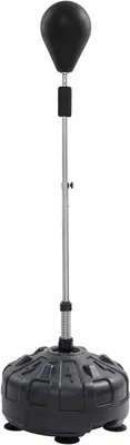 Productafbeelding van Standspeelbalset, verstelbare hoogte 120-160 cm, geschikt voor volwassenen en kinderen, vrijstaande bokbal voor bokstraining, karate en taekwondo