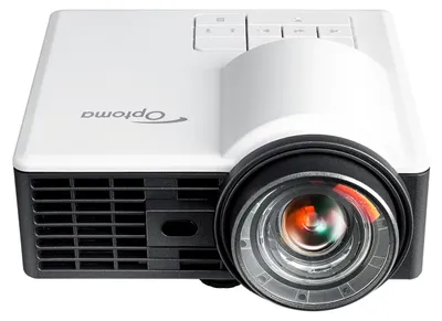 Image de Optoma ML1050ST+ - Projecteur DLP, RGB LED, 3D, 1000 lm, WXGA (1280x800), noir ; blanc | E1P2A2F6E1Z1