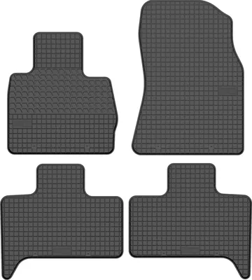 Image de Tapis de sol en caoutchouc pour BMW X5 E53 1999-2006 (SUV) – 4 pièces, noirs, sur mesure