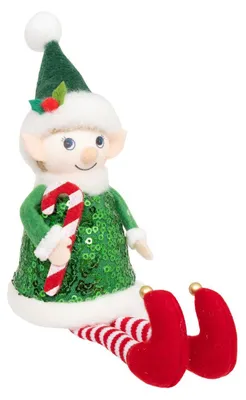 Produktbild von Sitzender Weihnachtswichtel, H. 21 cm