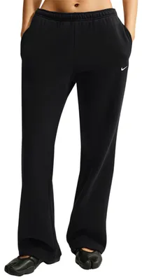 Produktbild von Nike Studio Fleece Damen Trainingshose Total Black/Sail Total Black/Sail L
