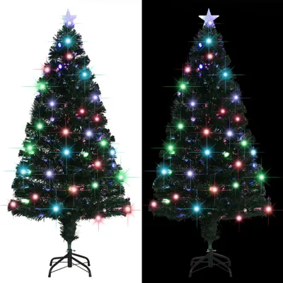 Produktbild von Künstlicher Weihnachtsbaum mit Ständer/LED 150 cm Fiberoptik