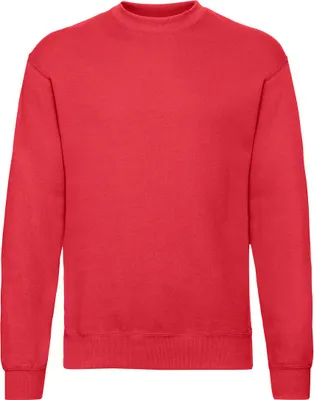 Immagine prodotto di Fruit of the Loom 62-202-0 | Felpa Classic Set-in | Pullover - Farbe: Rosso - Größe: L