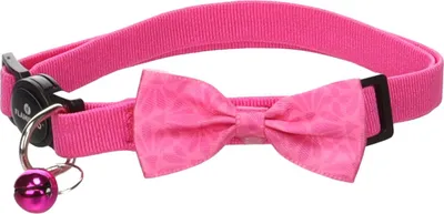 Produktbild von Flamingo Katzen Halsband mit Schleife Castor rosa