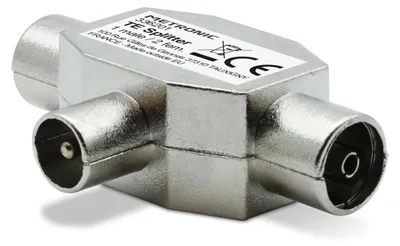 Imagen del producto de Metronic 336201, Conector divisor, Metalizado, Macho/hembra, 9,52 mm