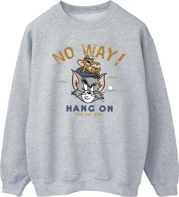 Produktbild von Tom And Jerry - "Hang On Golf" Sweatshirt für Herren BI47086 (XL) (Grau)