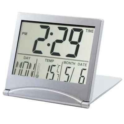 Produktbild von Digital LCD Tischuhr Temperatur Reisewecker