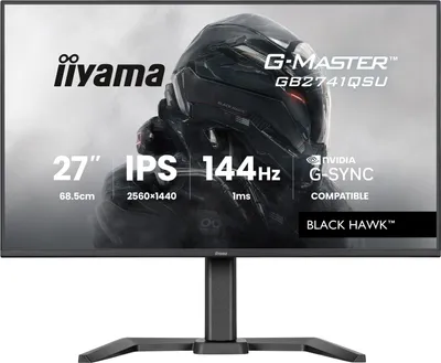 Image de Écran PC Gamer IIYAMA G-Master Black Hawk, 27 pouces, QHD, 144Hz, IPS, 1ms