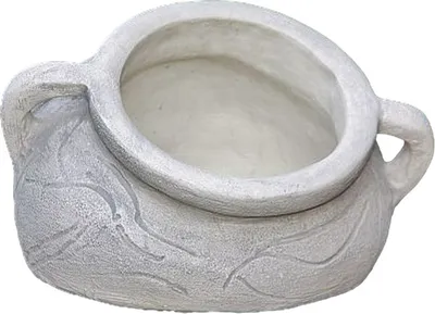 Produktbild von Schöne Große Amphore Phiole aus Steinguss perfekt für den Garten die Terrasse oder de nVorgarten ist Witterungsbeständig und Neu 28cm H, PO-969