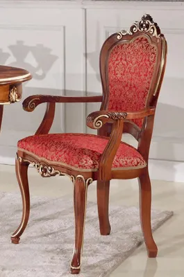 Produktbild von Klassische Stühle Stuhl Designer Holzstuhl Esszimmer Lehnstuhl Luxus Holz  Möbel