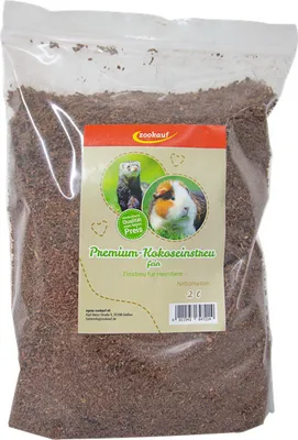 Produktbild von zookauf Premium Kokoseinstreu fein 2 l