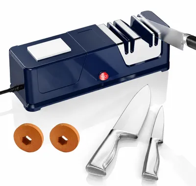 Elektrischer Messerschärfer, Diamant, 15°, grob/fein, für alle Messer