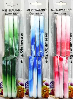 Produktbild von Obstmesser Küchenmesser von Messermann Germany 6 tlg