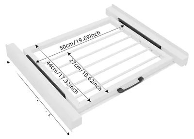 Produktbild von Kleiderständer, Ausziehbares Design, Robuste Konstruktion, WEISS, 5