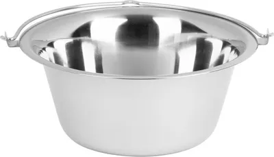Image de Chaudron Anticorro, 10 L, 37x17 cm, acier inoxydable