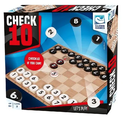 Produktbild von Clown Games Check-10 Brettspiel