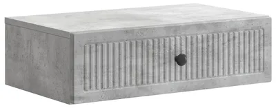 Immagine prodotto di Tavolino da Parete Laterale Grigio Cemento 59 x 34,5 x 17 cm