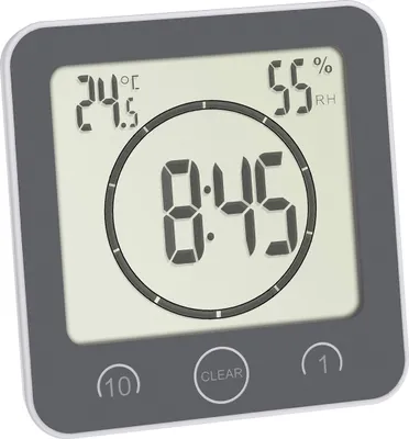 Image de TFA-Dostmann 60.4001.10 Minuteur de cuisine numérique Gris (60.4001.10)