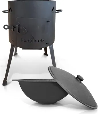 Produktbild von ZarenhoFF Utschak Outdoor Feuerstelle Ø 36 cm Set mit Kessel und Deckel