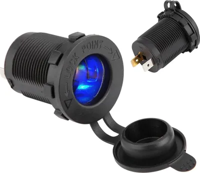 Produktbild von Auto-Zigarettenanzünder-Steckdose, universelle Steckdose, solide IP66, wasserdicht, staubdicht, 12 V, für Motorrad, Boot