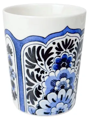 Heinen Delfts Blauw – Becher Rocaille Blau Baroque 220 ml – Bild 1