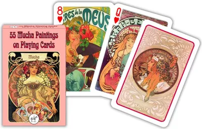 Imagen del producto de Baraja de cartas Piatnik Mucha - Un mazo
