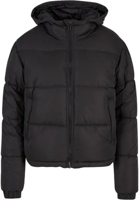 Obrázek produktu pro Dámská zimní bunda Urban Classics Ladies Peached Puffer Jacket With Hood black - 3XL