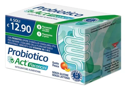 Immagine prodotto di Probiotico Act 8 Flaconcini