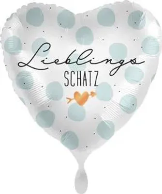 Produktbild von Folienballon - Lieblingsschatz - Herzballon