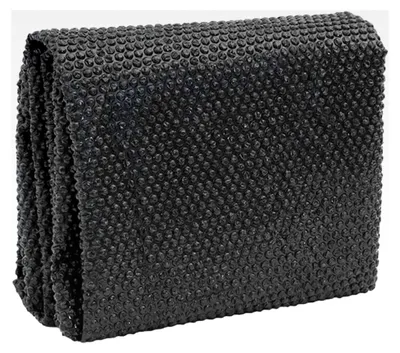 Produktbild von Solarplane für Pool, Luftpolsterfolie, Solarabdeckung, PE, 975 x 488 cm, Schwarz und Blau