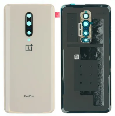 Produktbild von Oneplus 7 Pro Backcover + Kameraglas + Kleber (Almond), Weiß