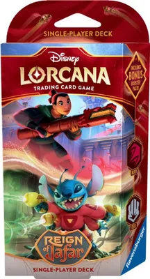 Immagine prodotto di Disney Lorcana Il Regno di Jafar - Mazzo iniziale Ametista e Ambra (Inglese)