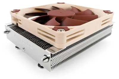 Produktbild von Noctua NH-L9a-AM4, Kühler, 9,2 cm, 600 RPM, 2500 RPM, 57,5 m³/h, Beige, Nickel