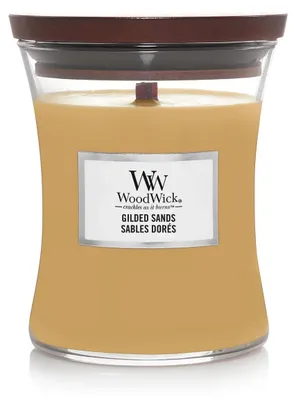 Produktbild von Woodwick Gilded Sands Duftkerze mit hö lzernem Docht 275g