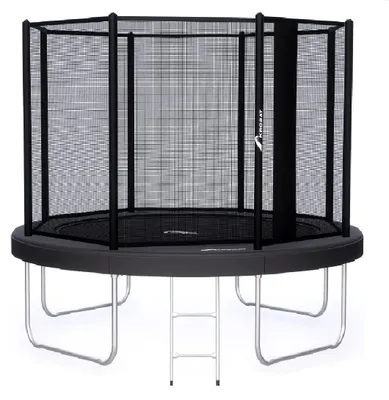 Productafbeelding van Trampoline AKROBAT ORBIT ABOVE 365 (12ft) Antraciet inclusief veiligheidsnet