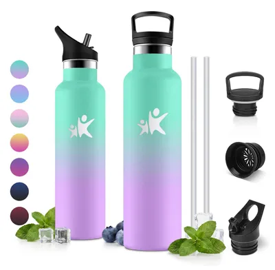 Produktbild von Trinkflasche Edelstahl 750ml, Isolierflasche BPA-frei, doppelwandig,