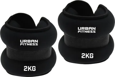 Image de Urban Fitness Poids pour chevilles et poignets Néoprène 2 x 2 kg Accessoires de fitness
