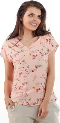 Produktbild von Infinite You Kurzarm-T-Shirt für Frauen Elizadamor M173 rosa L