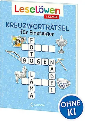 Immagine prodotto di Leselöwen Kreuzworträtsel für Einsteiger - 1. Klasse (Himmelblau)