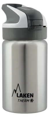 Edelstahl-Wasserflasche 0,35 l, doppelwandig, 24h kalt, luftdicht