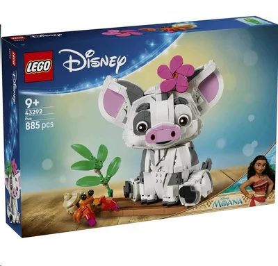 Obrázek produktu pro LEGO Disney Princess Pua, Sada na stavění, 9 rok/roky, Plast, 885 kusů, 1,07 kg