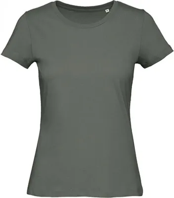 Produktbild von B&C TW043 | Damen T-Shirt / 100% Organic Baumwolle - Farbe: Millennial Khaki - Größe: M
