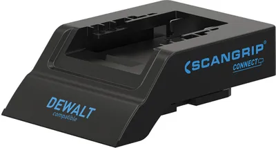 Produktbild von SCANGRIP DeWalt Connector, Anschlussmodul, Schwarz, DEWALT 18 V/20 V, Rheinland, 110 g, 110,1 mm