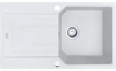 Zdjęcie produktu dla Franke Maris Urban zlewozmywak do zabudowy Fragranit UBG 611-86 Glacier pokrętło od 50 cm 114.0682.510